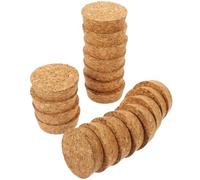 BESPORTBLE Tapones de Corcho Cónicos 20 Piezas, Madera Blanda, 53x48x16 Mm para Botellas de Vino 49-51.5 Mm, Tapa de Sellado Segura para Hogar, Restaurante y Bar