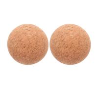 BESPORTBLE Tapones Decorativos de Corcho Natural 61 MM Tapones Redondos de Madera Blanda Color Caqui Pack de 2 Unidades para Botellas de Vino Decantadores y Manualidades