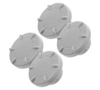 BESPORTBLE Tapones para Tornillos de Tobogán Infantil 3 CM Interior Gris Plástico 4 Unidades Accesorios de Seguridad para Parques Infantiles Interiores y Patios Escolares