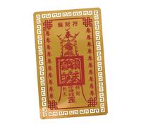 BESPORTBLE Tarjeta Amuleto Feng Shui Serpiente Aleación Aluminio- Protección Riqueza Auspiciosa Diseño Detallado Compacta para Buena Fortuna