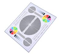 BESPORTBLE Tarjeta de Ajuste del Enfoque de Lente para CCTV, Herramienta de Calibración para Cámara de Seguridad, Tabla de Lentes Adhesiva 40x30 Cm, Accesorios de Prueba para Sistemas