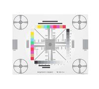 BESPORTBLE Tarjeta de Prueba para Calibración de CCTV Herramienta de Inspección de Imagen Tamaño 40X30 CM Adhesiva Comprobador Profesional de Resolución y Enfoque para y Monitorización