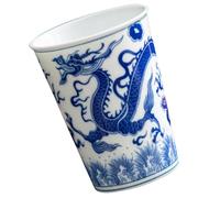 BESPORTBLE Taza de té de cerámica vintage china con tapa y tamiz taza de té de porcelana para té y café regalo