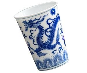 BESPORTBLE Taza de té de cerámica vintage china con tapa y tamiz taza de té de porcelana para té y café regalo