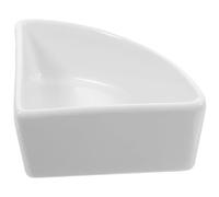 BESPORTBLE Tazón De Agua para Mascotas Comedero para Hámster De Cerámica Diseño Triangular Volcado Resistente Mordidas Adecuado para Hamsters Gerbil Sugar Glider Pet Feeder Bowl