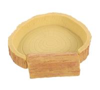 BESPORTBLE Tazón De Alimentación para Reptiles De Comedero y Bebedero para Tortugas y Plato De Comida para Terrario Diseño y Práctico