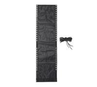 BESPORTBLE Tela de Repuesto Transpirable Negra 63 X 17 Pulgadas Cuerda para Sillón Reclinable Plegable de Jardín, Paño Resistente para Reparar Tumbonas y Sillas de Patio, Accesorio Duradero