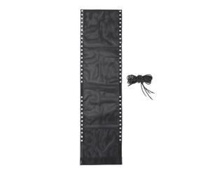 BESPORTBLE Tela para Tapizar Silla Reclinable de Jardín Negra Tejido Anti-Envejecimiento y Accesorios para Reposacabezas