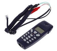 BESPORTBLE Teléfono Cable Profesional, Llamador Telefónico, PVC, Negro, Detecta Precisión la Información de Llamadas Entrantes, Requiere Conexión a Línea Telefónica, para Oficina y Hogar