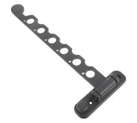 BESPORTBLE Tendedero Plegable de Pared de 6 Agujeros para Colgar Ropa Barra Extensible de Metal Gris Oscuro para Secado Interiores Perchero Compacto y Resistente para Balcón y Armarios