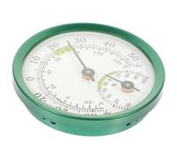BESPORTBLE Termómetro e Higrómetro Doméstico Colgante 57mm Sin Pilas Para Interior y Oficina, Medidor De Humedad y Temperatura Compacto En Color Verde, Herramienta Práctica Para Hogar y Terraza