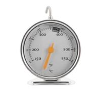 BESPORTBLE Termómetro para Horno de Acero Inoxidable Esfera Medidor de Temperatura 65-288°C Termómetro para Cocina y Hornear Compatible Hornos Eléctricos Gas Accesorios para Repostería