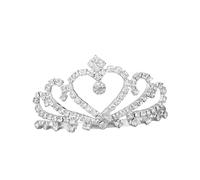 BESPORTBLE Tiara De Diamantes De Imitación Brillante Para Boda y Fiestas - Accesorio De Fantasía Para Disfraces De Princesa - Diadema Elegante Para Mujeres Ideal Para Sesiones De Fotos y
