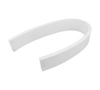 BESPORTBLE Tira de Sellado de Espuma Flexible para Ventanas y Puertas Absorbente de Condensación y Protector contra Filtraciones Banda Aislante Recortable de Color Blanco para Aire
