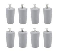 BESPORTBLE Topes para Persianas Enrollables 8 Unidades Abs Gris 4,5x2,5x2,5 Cm con Tornillos Accesorios para Persianas Verticales y Herrajes de Cortinas Protección Antideslizante