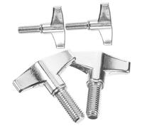 BESPORTBLE Tornillos De Ala Metálicos Para Soporte De Platillo De Batería, Tuercas De Liberación Rápida Ajustables, Accesorios Para Kits De Batería De Jazz, Paquete De 4 Piezas