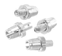 BESPORTBLE Tornillos De Palanca De Freno De Bicicleta M7 4 Piezas De Fijación De Freno De Aleación Fácil Instalación Plateado Accesorios Para Bicicletas De Montaña y Carretera