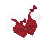 BESPORTBLE Traje De Mascota Chaleco De Perro Boda Collar De Pañuelo para Perro Lindo Gatito Ropa Trajes De Perro para Perros Pequeños Traje De Perro Impreso Ropa De Perro Traje De Perro