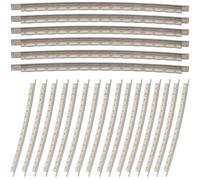 BESPORTBLE Trastes de Cobre Claro para Guitarra Acústica y Eléctrica, 2,2 Mm de Grosor, 20 Piezas por Set, Accesorios para Reparación y Reemplazo, Suministros para Luthier y Mantenimiento