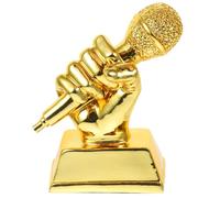 BESPORTBLE Trofeo de Micrófono para Premiar Competencia de Canto Escolar Diseño Duradero para y Niñas