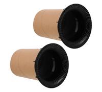 BESPORTBLE Tubo Bass Reflex para Subwoofer 2 Unidades, 93×128 mm, Mejor Flujo de Aire y Fácil Instalación, Accesorios para Caja de Sonido HiFi, Compatible con Coche y Teatro