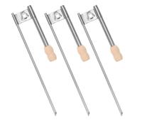 BESPORTBLE Tubo de Soplado de Acero Inoxidable y Madera Portátil 3 Piezas para Esmalte con Manual Fácil para Manualidades Artísticas y Educación Juvenil