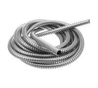 BESPORTBLE Tubo Flexible de Acero Inoxidable para Cables Resistencia Tracción y Desgaste, Color Plata, Adecuado para Gestión de Cables en Garajes E Industria