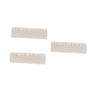 BESPORTBLE Tuercas de Mandolina de Hueso Sintético white 3 Piezas para Mejorar la Vibración y Mejorar el Tono, Accesorio Esencial para Mandolina