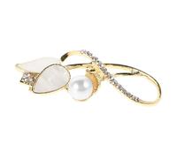 BESPORTBLE Tulip Flower Broche Pin Fashion Rhinestone Flower Corsage Accesorios De Joyas Broche De Ramo Para Mujeres De Novia Disfraz De Boda