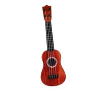 BESPORTBLE Ukelele Infantil de Plástico con Diseño Madera para Incluye Cuerdas de Repuesto y Guía Didáctica Juguete Musical Educativo y Decorativo para Principiantes