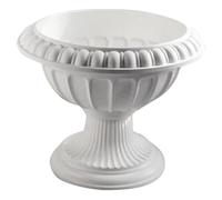 BESPORTBLE Urna De Plástico Florero Macetero De Columna Romana Urna Blanca Jarrón De Urna Tradicional Macetero De Urna con Pedestal Pilar Plantas Suculentas El Plastico Maceta