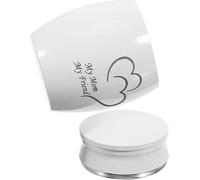 BESPORTBLE Urna Decorativa para Cenizas Pequeñas Doble Corazón 40x30 Mm Aluminio Resistente Memorial para Jardín y Uso Funerario Recuerdos Familiares y Mascotas