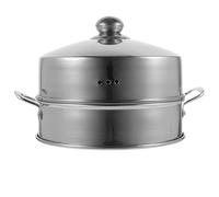 BESPORTBLE Vaporera de Cocina Tapa Reutilizable de Aleación de Cesta de Vapor Alta Resistencia Calentamiento Uniforme para Postres y Huevos