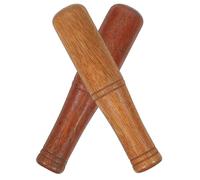 BESPORTBLE Varilla para Moler Ajo y Especias de Madera Natural, 2 Piezas, Herramienta de Cocina Ecológica, Triturador Multiusos para Salsas, Sopas y Purés, Fácil de Limpiar, Tamaño Estándar