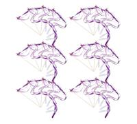 BESPORTBLE Varitas de Hada con Cintas de Colores y Campanas 24 Piezas Varitas para Boda y Fiesta con Estrella Giratoria y Material Ligero para Decoración Infantil y Eventos