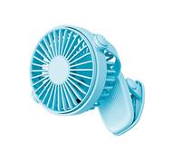 BESPORTBLE Ventilador Clip Portátil con Luz para Cochecito Silla de Auto y Escritorio Ventilador USB Recargable Silencioso y de Usar