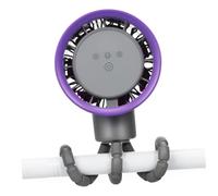 BESPORTBLE Ventilador Portátil Recargable para Cochecito con Flexible Motor Silencioso y Cabeza Ajustable para Actividades y Uso Escritorio