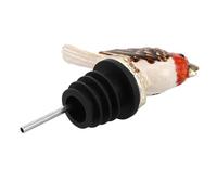 BESPORTBLE Vertedor de Vino Forma de Pájaro de Aleación Plateada, Tapa Antigoteo para Botellas de Licor, Aireador y Difusor de Vino, Accesorio para Bar y Cocina Doméstica