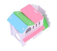 BESPORTBLE Villa para Hámster Juguete Escondite para Hámster Villa para Mascotas De Doble Piso para Hámster para Mascotas Nido De Hámster Escondite para Hámster Nido para