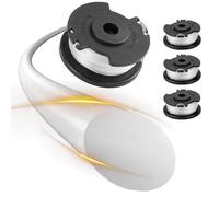 BESPOTCL 4 bobinas de hilo de repuesto para Einhell GE-CT 18/28 Li, compatible con desbrozadora inalámbrica GE-CT 18/260 Li & GE-CT 18/28 Li TC, hilo de nailon 1,6 mm x 5 m, accesorios para
