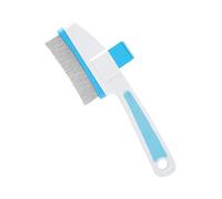 Besreey Cepillo para gatos, quitapelos para perros, herramienta de cuidado, cepillo de limpieza de caspa, quitapelos para mascotas, reservas de cuidado, delicado con la piel para perros largos y