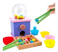Besreey Juego De Cuentas con Tablero De Clavijas De Madera - Juguete Educativo para Preescolar,Juego De Mesa Puzzle De Educación Temprana,para Niños, Niñas, Familia, Navidad, Cumpleaños, Hogar