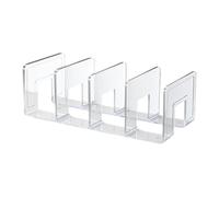 Besreey Organizador de Almacenamiento para Armario, 32 x 14 cm, Transparente, Organizador de Almacenamiento, divisores de Bolsos, separadores de estantes de Transparente, para