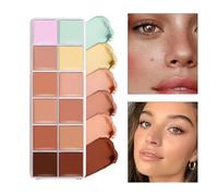 Besreey Paleta Correctora En Crema,Paleta Cremosa De 12 Tonos Correctores | Maquillaje de Cobertura Total para Chicas Adolescentes Amigas Compañeras de Trabajo y Más