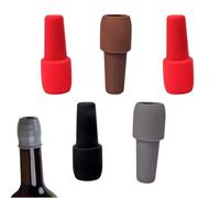Besreey Tapón De Silicona Para Botellas De Vino - Corcho de Silicona para Vino - Tapón Hermético para Botellas | para Fiestas Reuniones Bares Cocina Celebración Cerveza Champagne