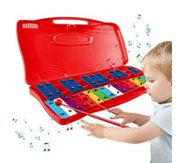 Besreey Xilófono Profesional, Glockenspiel cromático,Instrumento de xilófono Profesional cromático de 25 Notas | Juguete de Instrumento de percusión cuidadosamente afinado para días Festivos, Año
