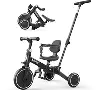 besrey Bicicleta para niños pequeños con manija de Control Parental para niñas y niños de 1 a 3 años, Triciclo para niños, Triciclo para niños pequeños con Pedal extraíble, Asiento Ajustable