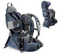 besrey Mochila portabebés, portabebés ergonómico, mochila de senderismo segura para niños pequeños con gran espacio de almacenamiento, asiento acolchado ajustable para niños