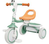 besrey Triciclo para Niños de 18 Meses a 5 Años, Triciclo para Niños Pequeños, Verde