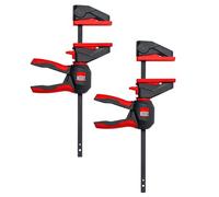 BESSEY Abrazadera con mango giratorio EZ360S-11SET, envergadura de 110 mm, alcance de 40 mm, fuerza de sujeción 40 kg, innovador mecanismo giratorio de 360°, peso 0,23 kg